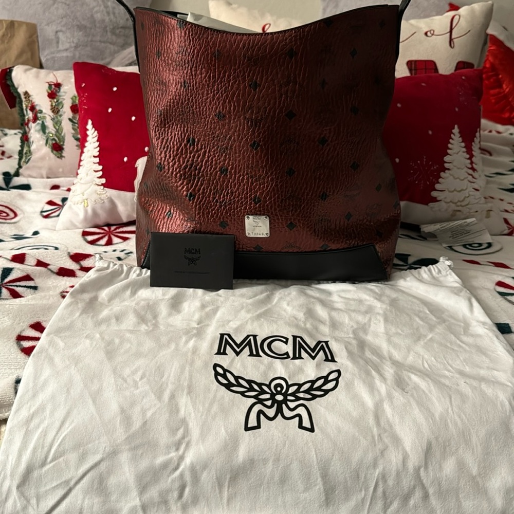 MCM authentic reversible tote bag Original style